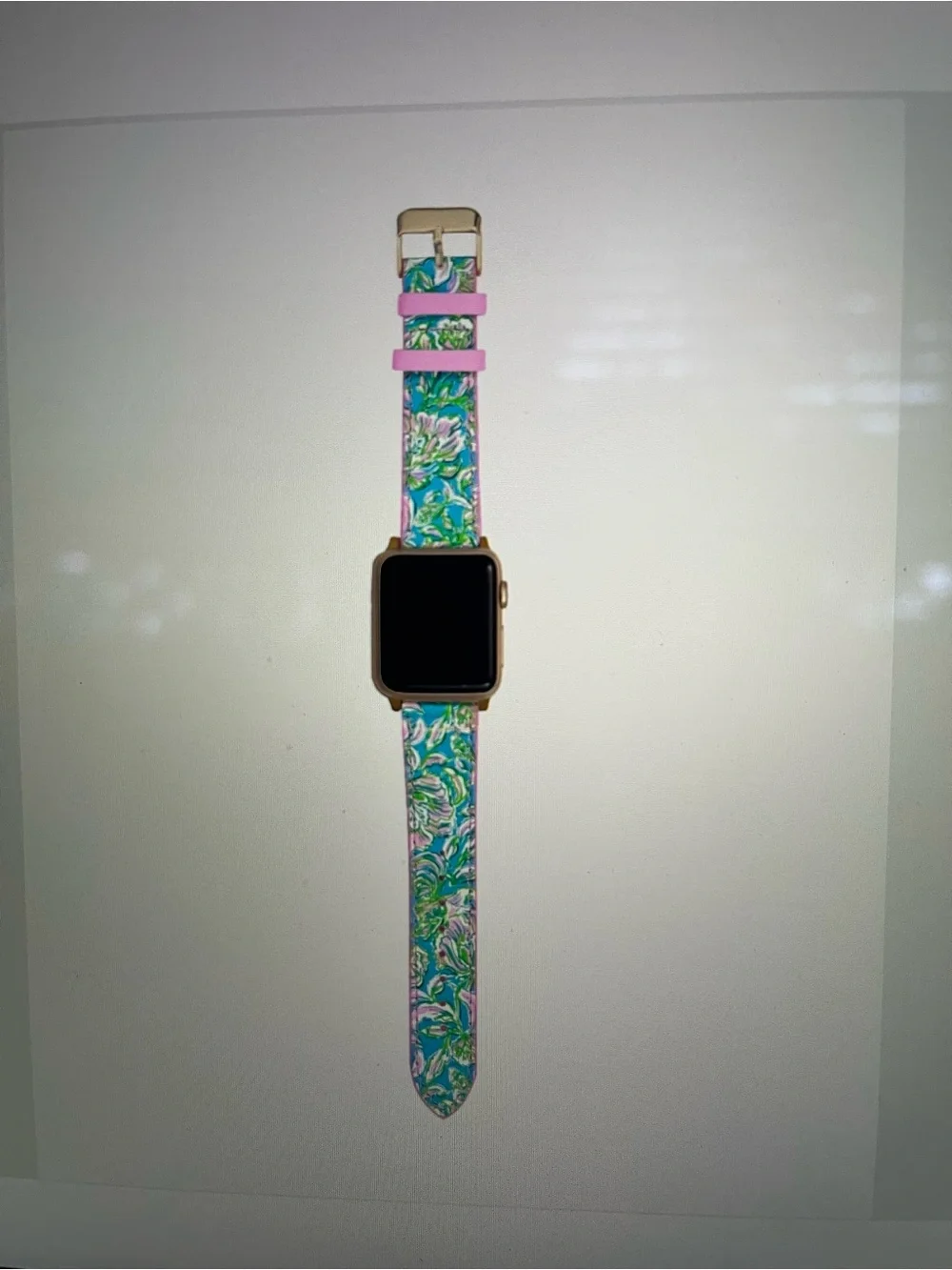 Lilly Pulitzer Pink & Green Floral Smartwatch Band